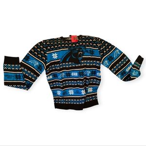 NFL Carolina Panthers Big Logo Ugly Sweater